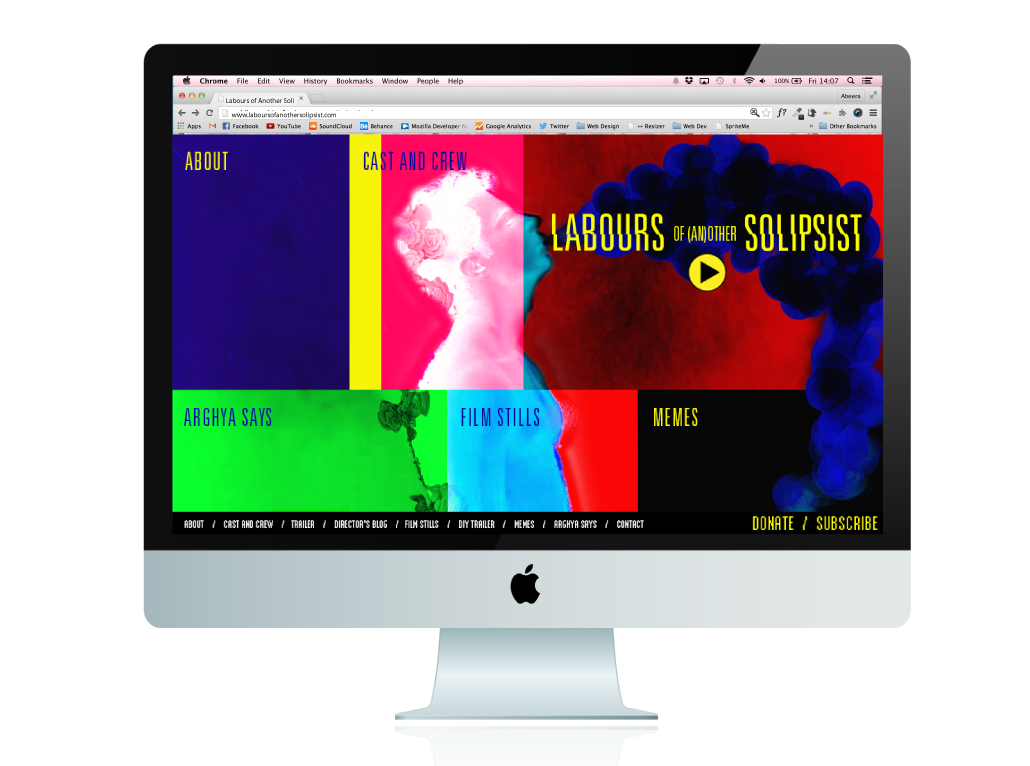 website for LOAS on iMac
